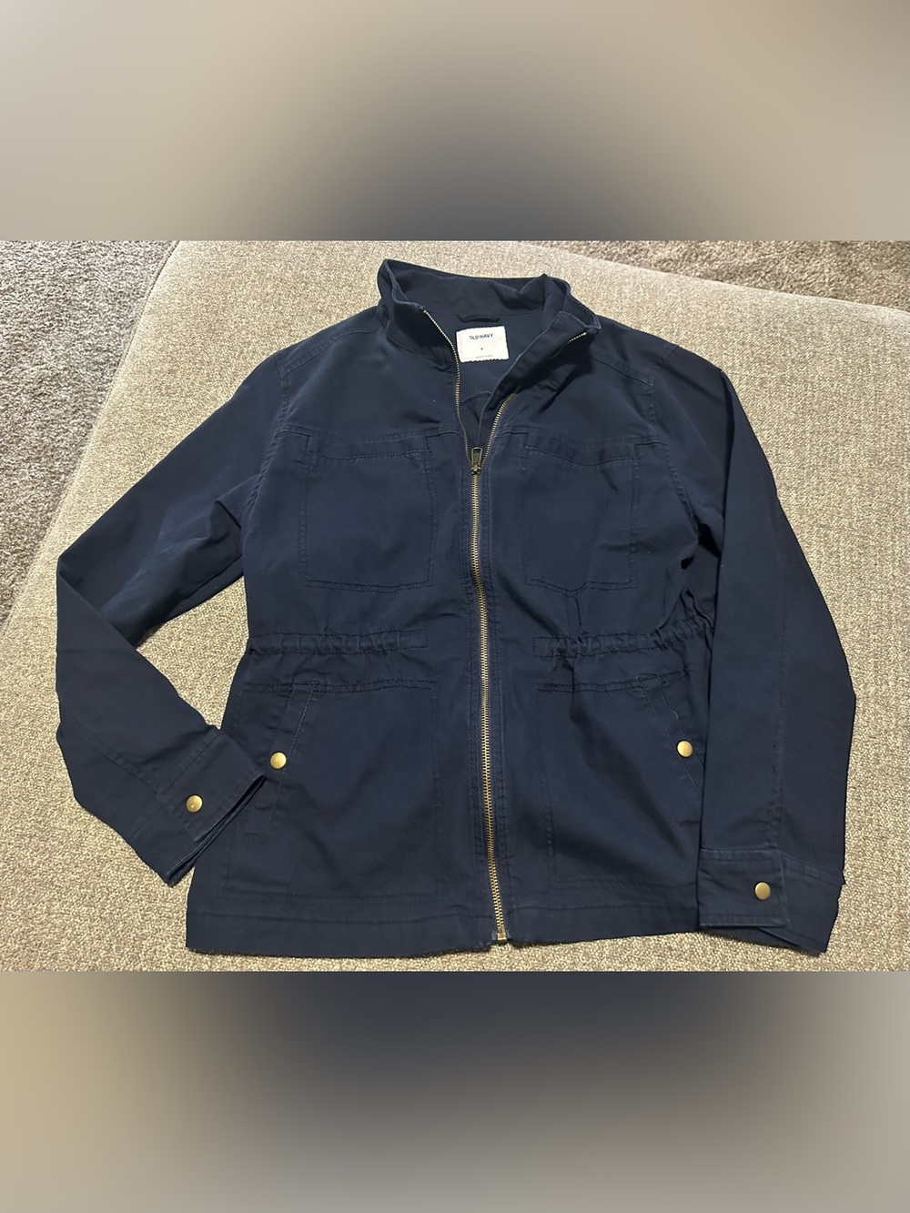 Old Navy Women’s Utility Jacket Size Medium In The Navy Pre-owned